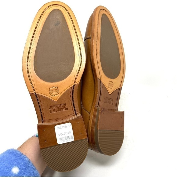 Johnston & Murphy Campbell Cap Toe Oxford Tan full grain leather main image 7